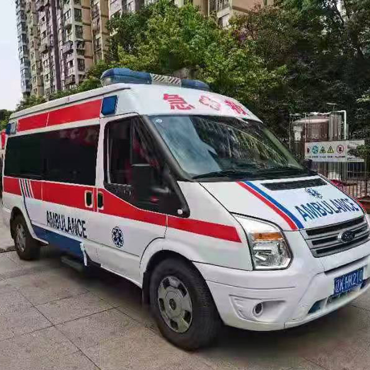 盐源长途救护车护送病人返乡